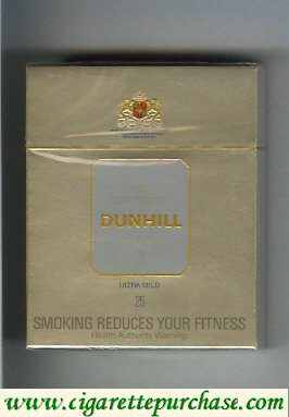 Dunhill De Luxe Ultra Mild 25 Cigarettes hard box